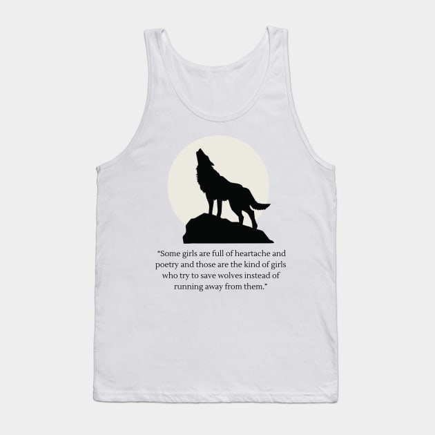 heartache and poetry Tank Top by goblinbabe